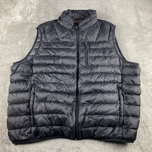 Hawks‎ & Co Sports Performance Vest Mens XXL Black Duck Down Puffer Jacket